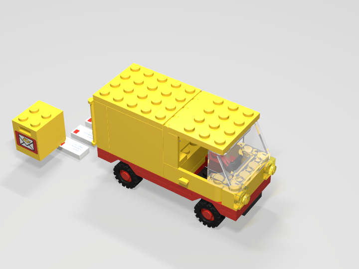 [6651]MailTruck from BrickLink Studio [BrickLink]