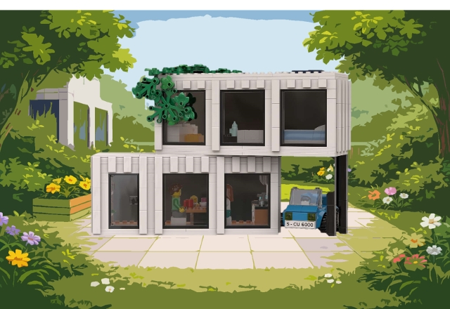 [Modern Container House] [BrickLink]