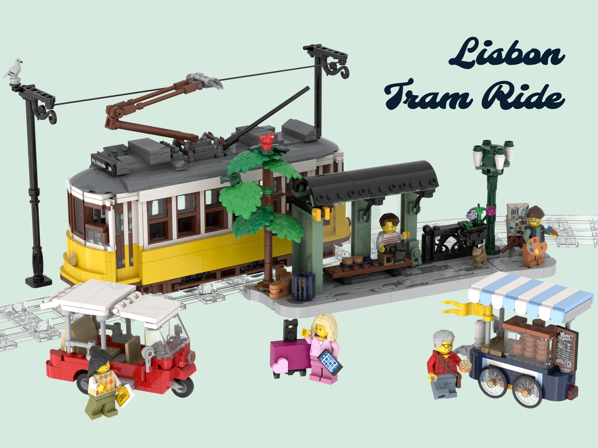 [Lisbon Tram Ride] [BrickLink]