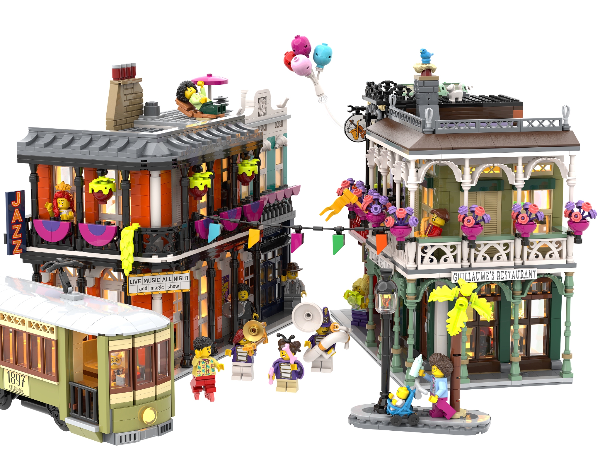 New Orleans's Spirit, the French Quarter] [BrickLink]