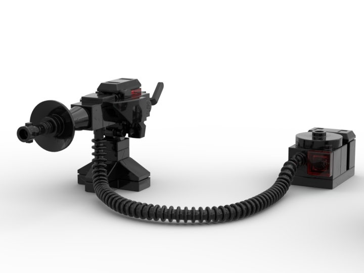 E-WEB like heavy repeating turrets from BrickLink Studio [BrickLink]