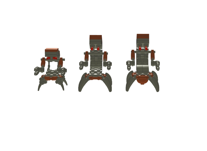 my 3 designs droideka from BrickLink Studio [BrickLink]