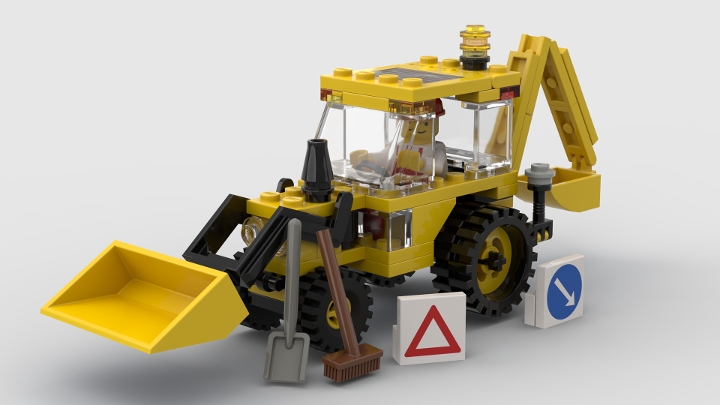 Backhoe Set from BrickLink Studio [BrickLink]
