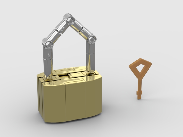 Lock and Key from BrickLink Studio [BrickLink]