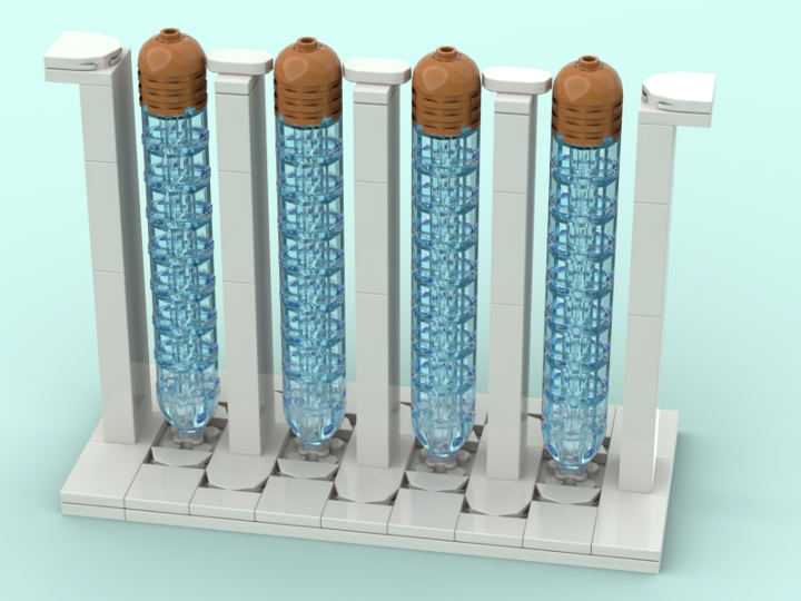 Test Tube Rack from BrickLink Studio [BrickLink]