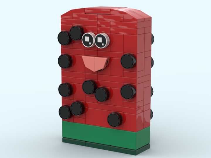 Watermelon Character from BrickLink Studio [BrickLink]