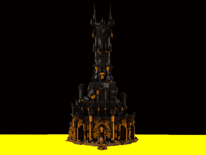 The Volcano Tower from BrickLink Studio [BrickLink]
