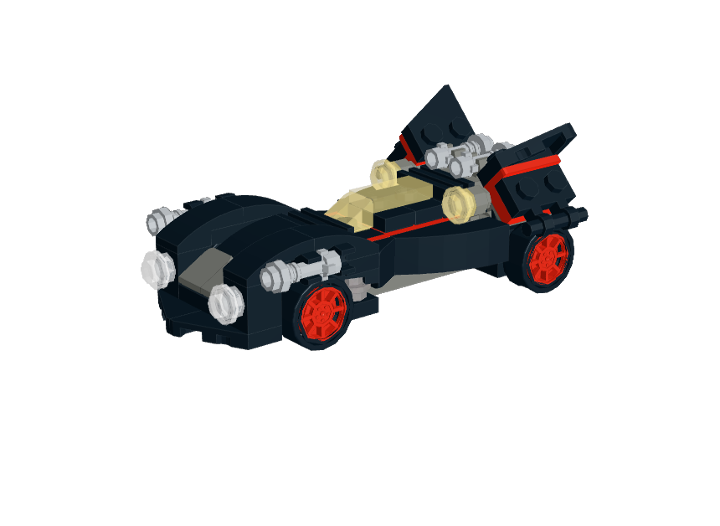 30526 The Mini Ultimate Batmobile from BrickLink Studio [BrickLink]