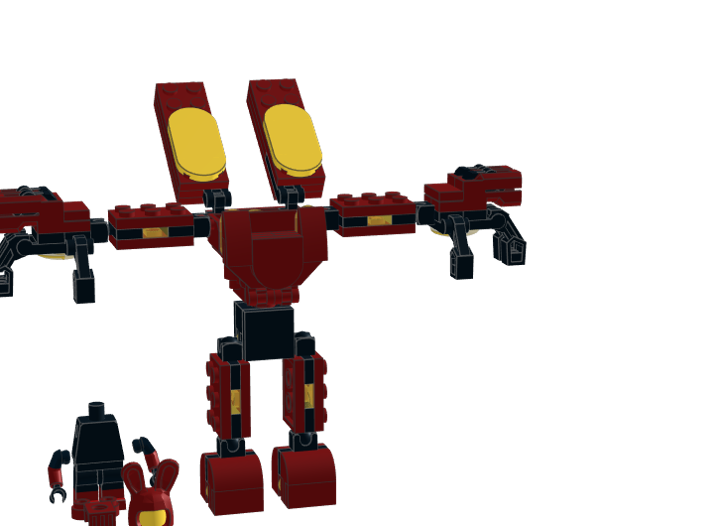 codex rabbit mecha from BrickLink Studio [BrickLink]
