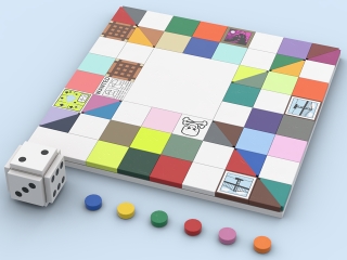 three TableTop Games from BrickLink Studio [BrickLink]