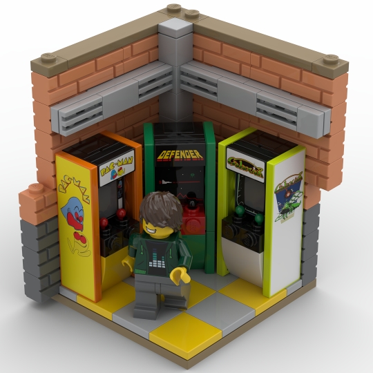 Habitat -The Arcade Corner from BrickLink Studio [BrickLink]
