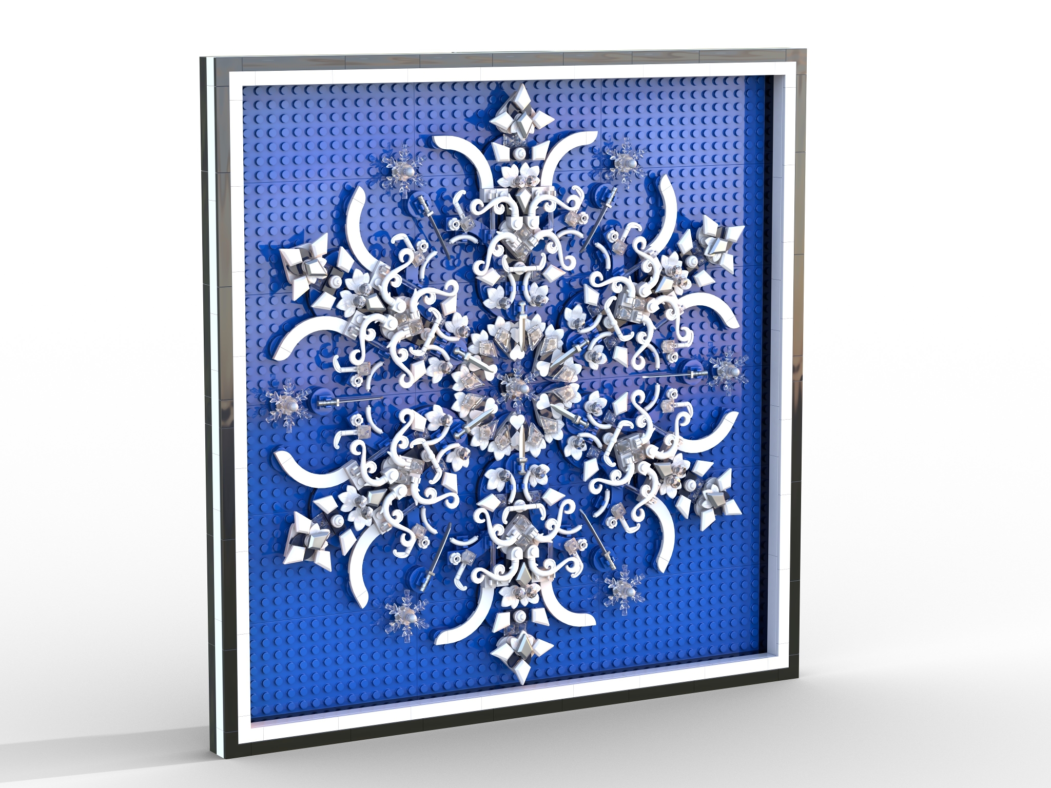 [Crystal Blue Snowflake] [BrickLink]