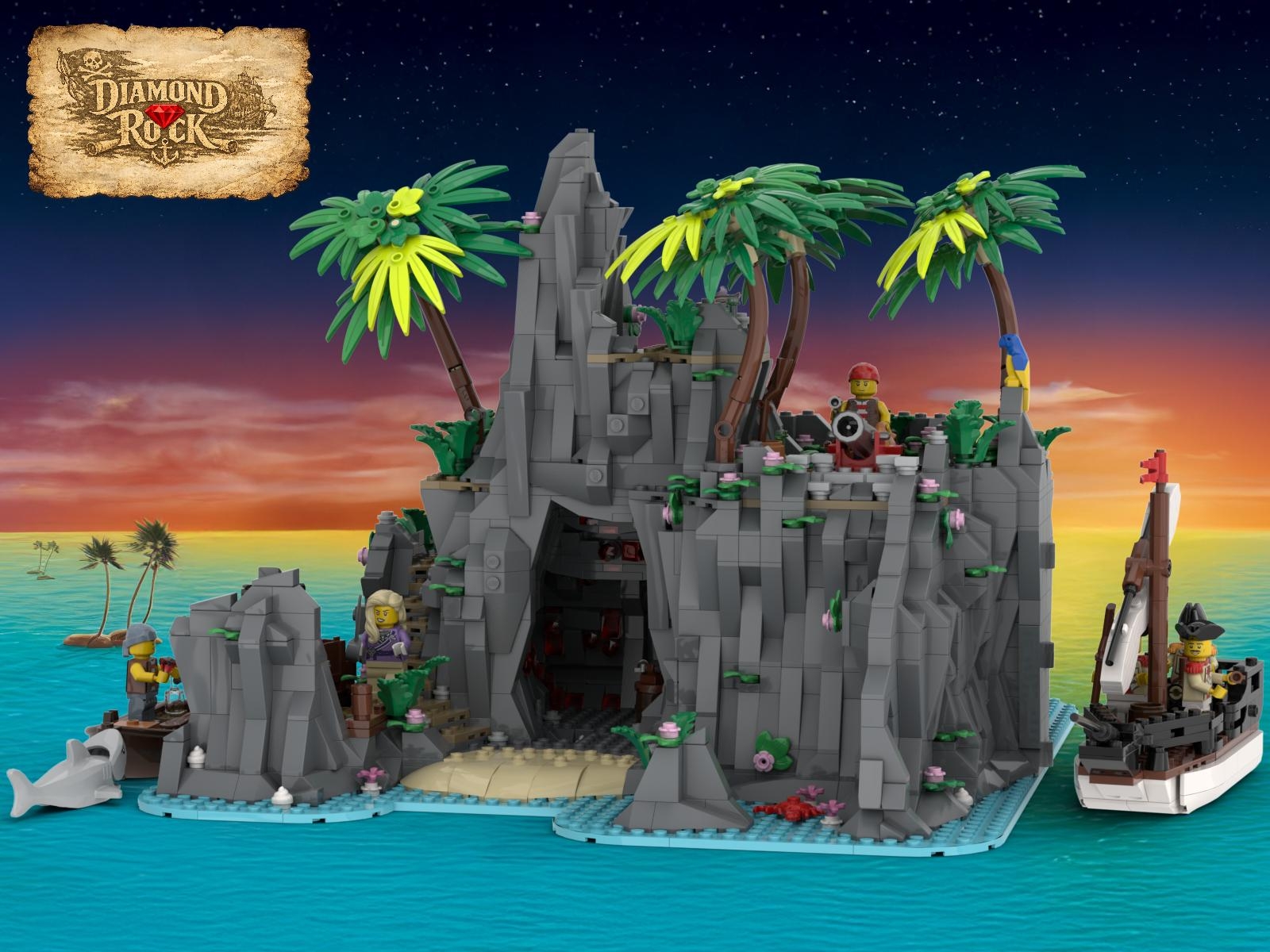 [Diamond Rock] [BrickLink]