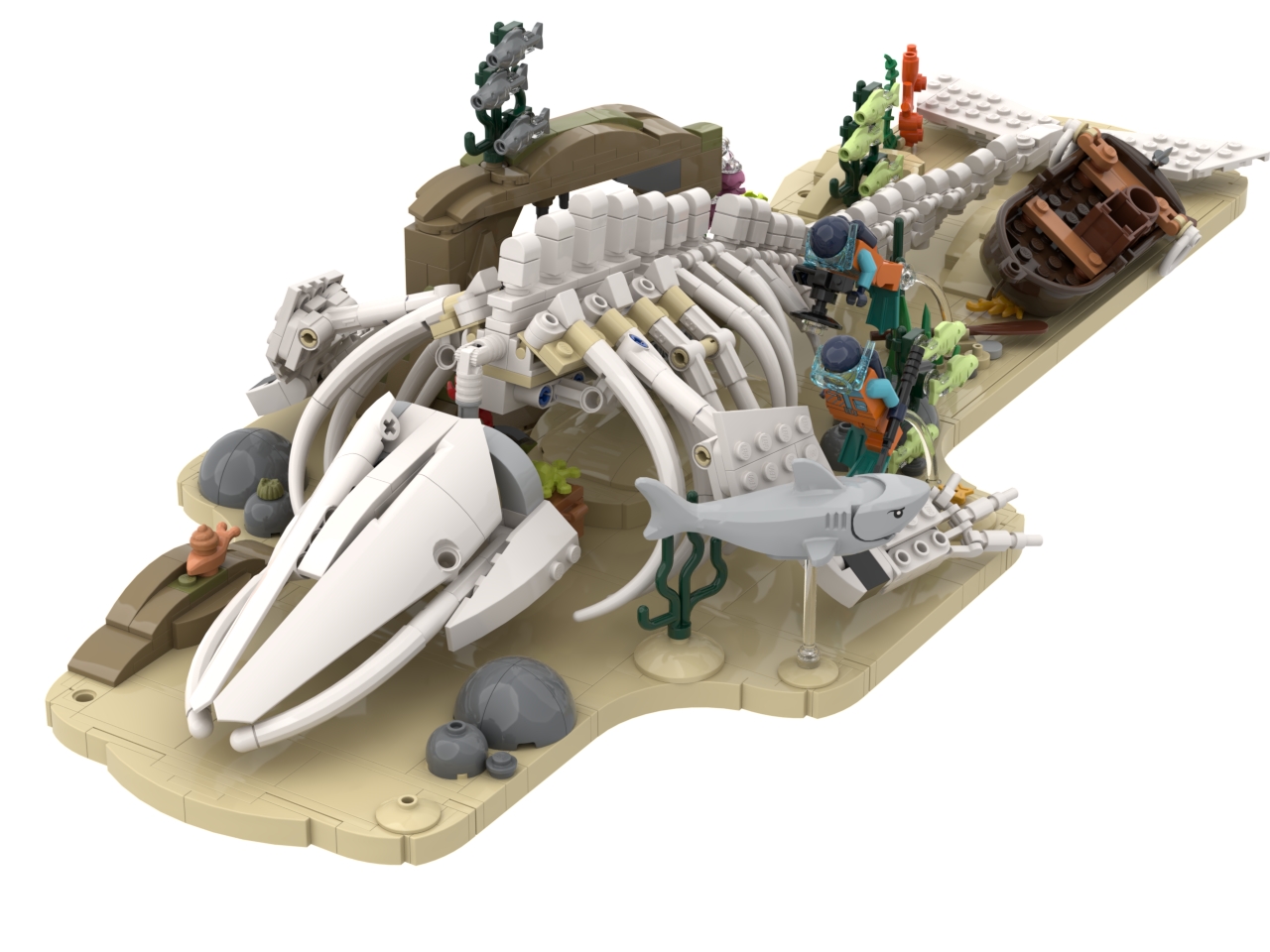 [Deep Sea Exploration: Whalefall-Sub1] [BrickLink]