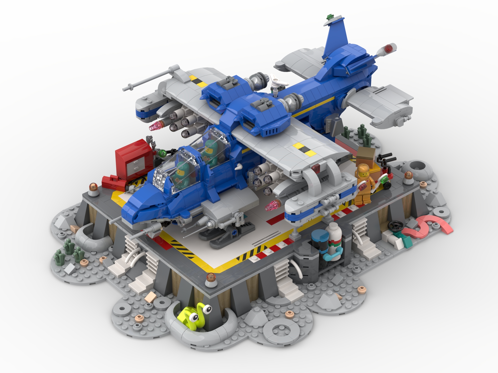 Planet Explorer Dropship] [BrickLink]