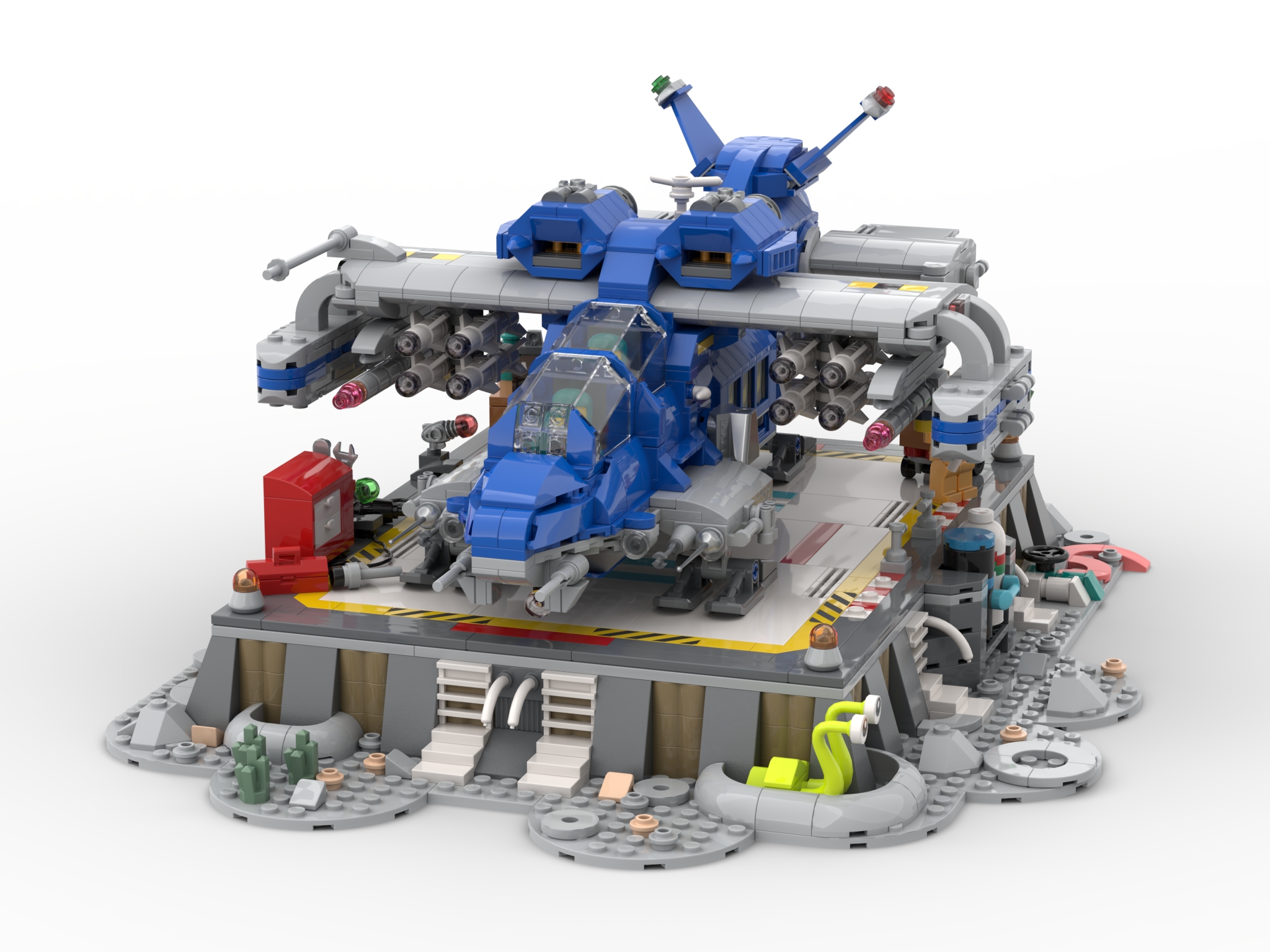 スカイプラネット Planet Explorer Dropship] [BrickLink]