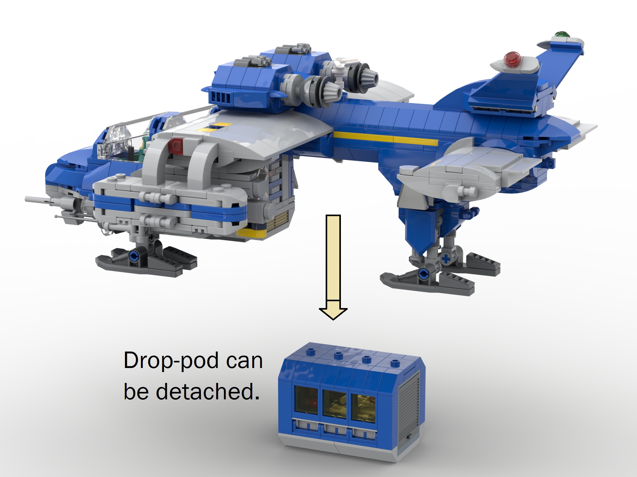 Planet Explorer Dropship] [BrickLink]