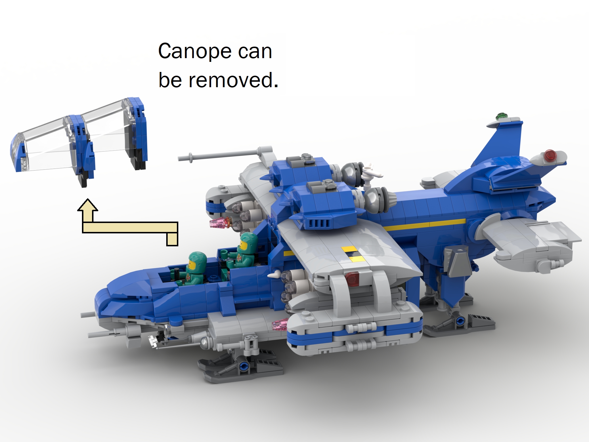 Planet Explorer Dropship] [BrickLink]