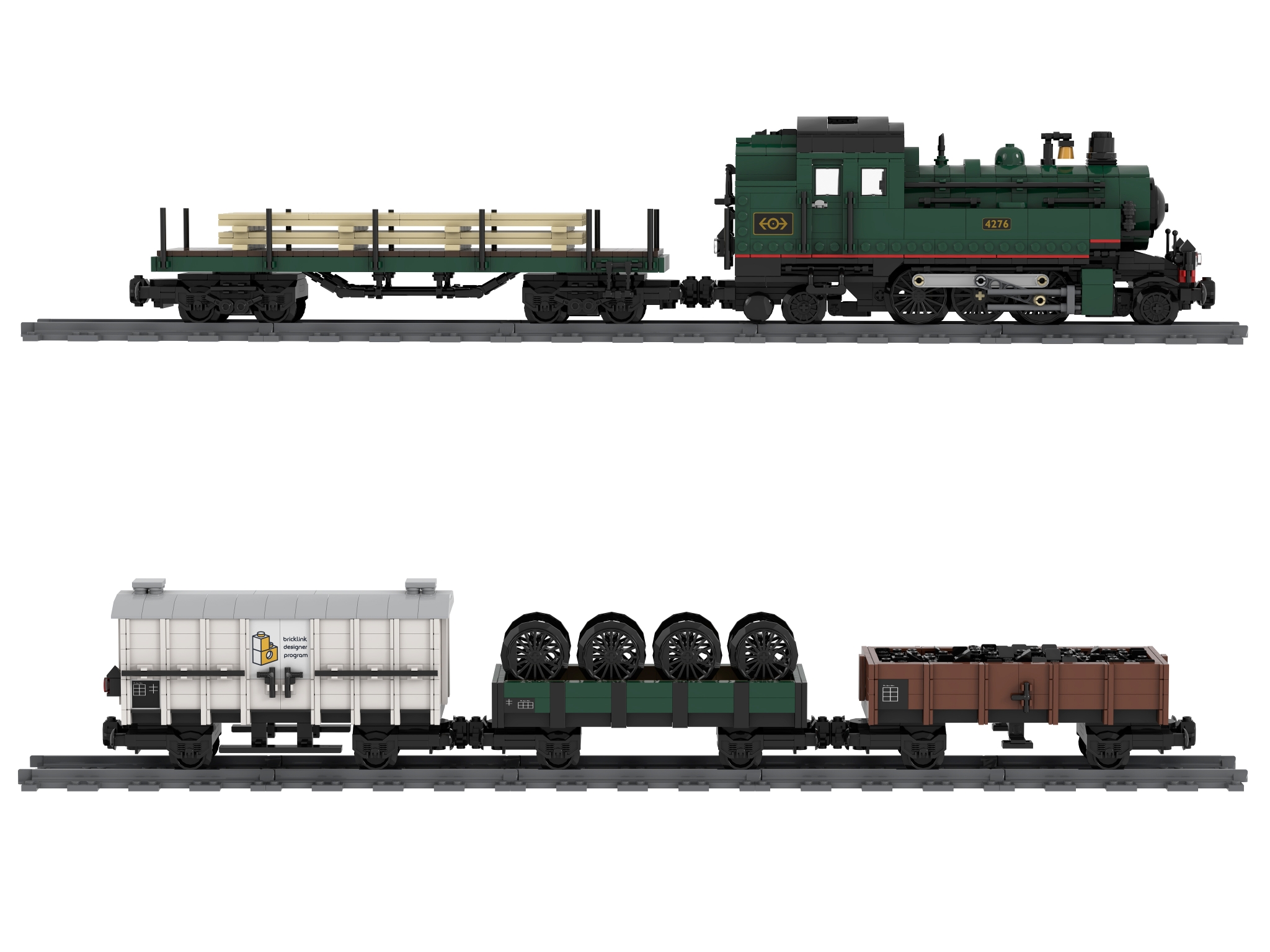 [Steam Locomotive Train] [BrickLink]