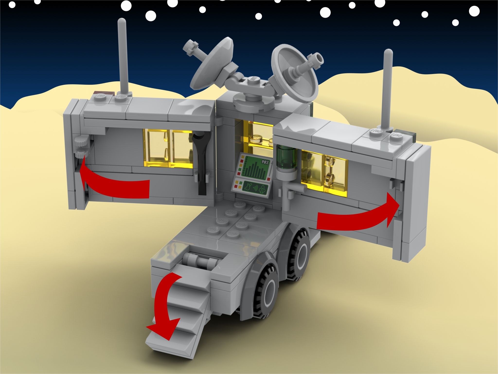 [Space Cruiser and Mobile Lab] [BrickLink]