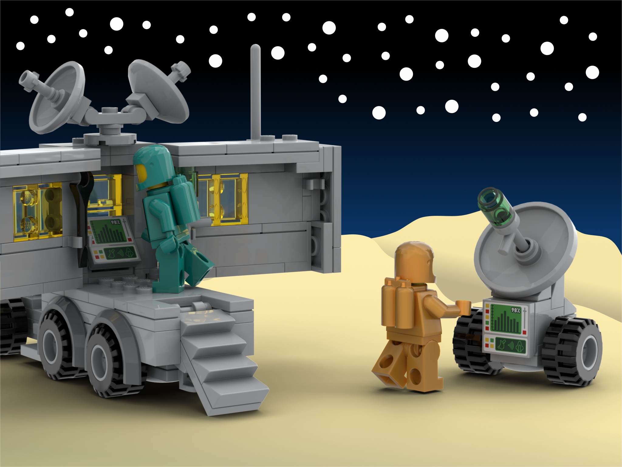 [Space Cruiser and Mobile Lab] [BrickLink]
