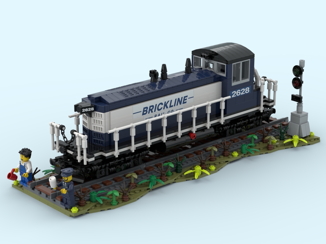 [Brickline Switcher Locomotive] [BrickLink]