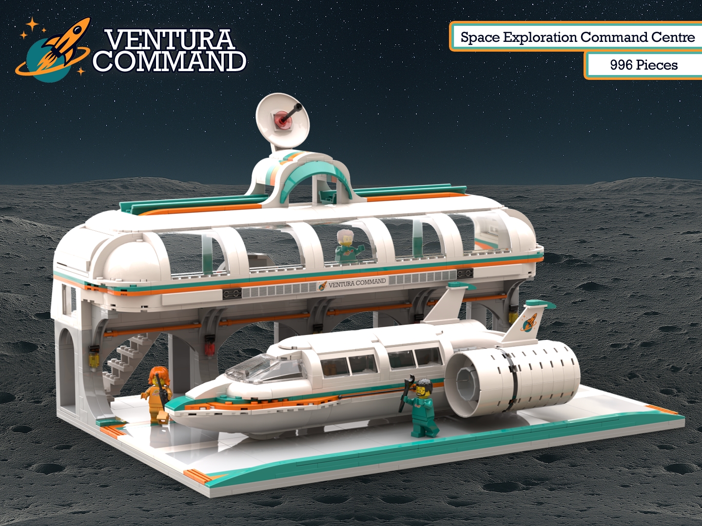 ミリタリー Space Quest EXPLORATION TEAM Ventura Command Space Centre] [BrickLink]