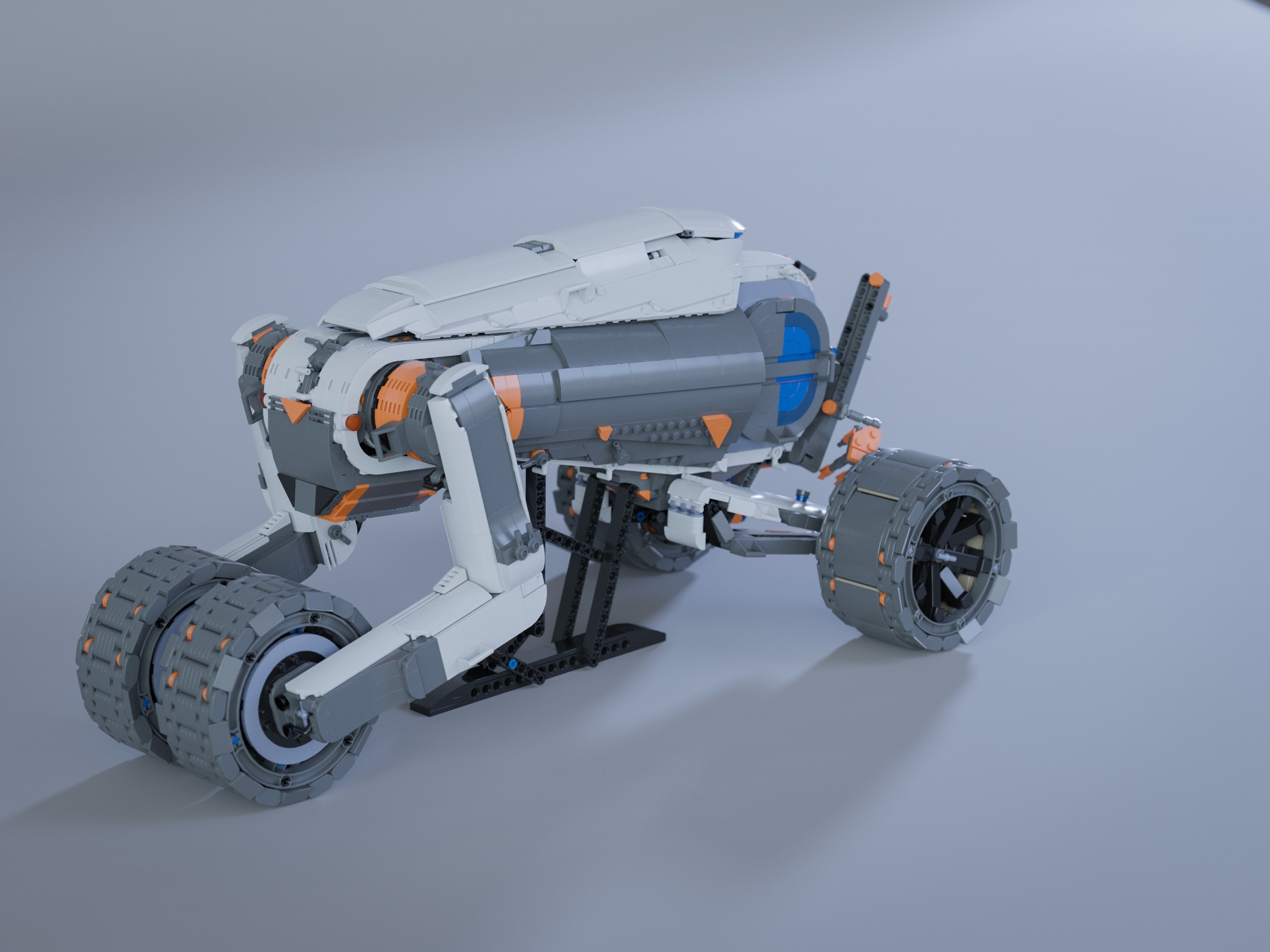 チョコエッグ軍艦ミニチュアモデル コンプリート 専用ケース付 Exoplanet All Terrain Research Vehicle The Monkey] [BrickLink]