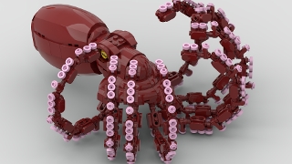 Octopus from BrickLink Studio [BrickLink]