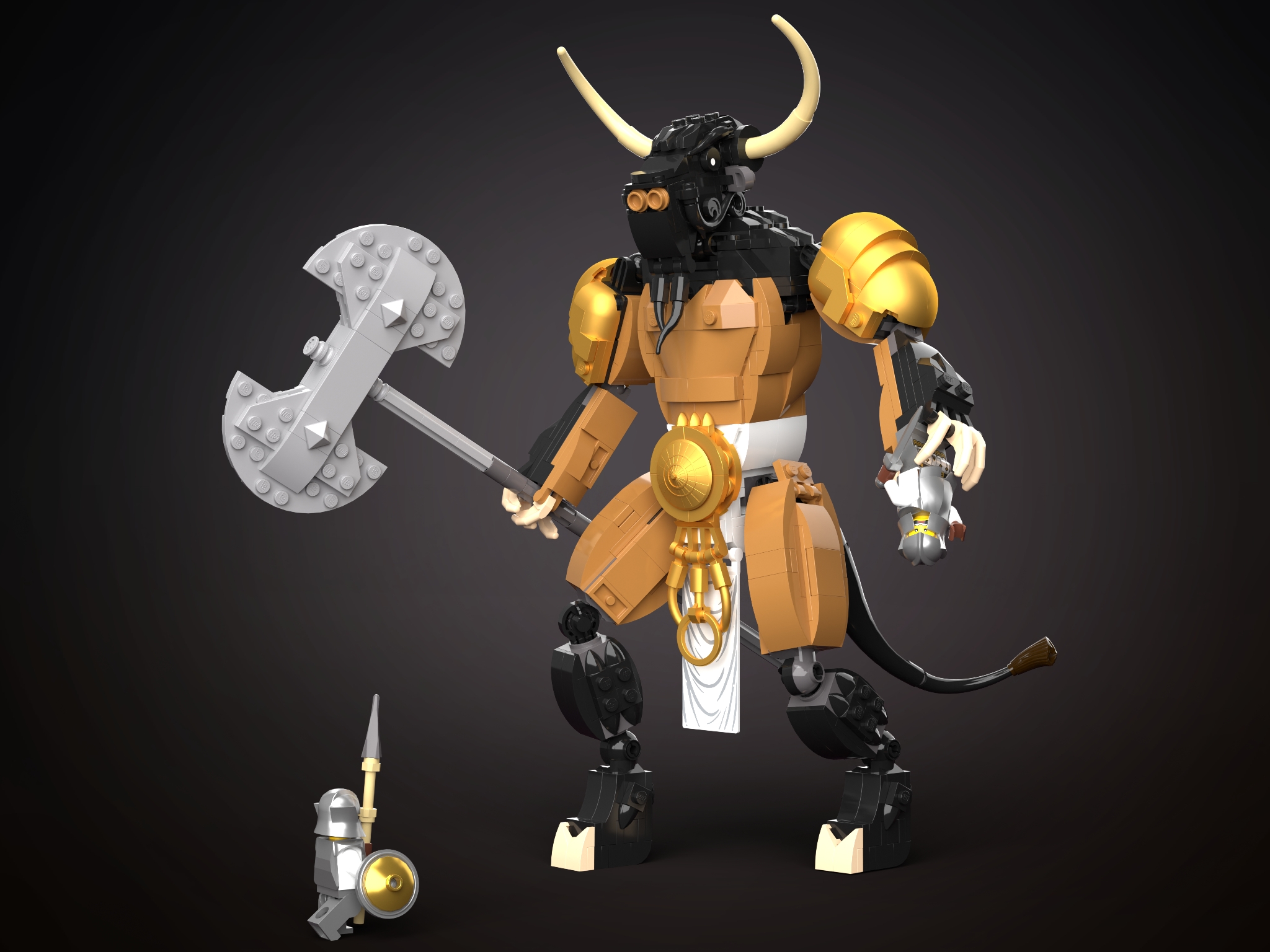 The Mighty Minotaur] [BrickLink]