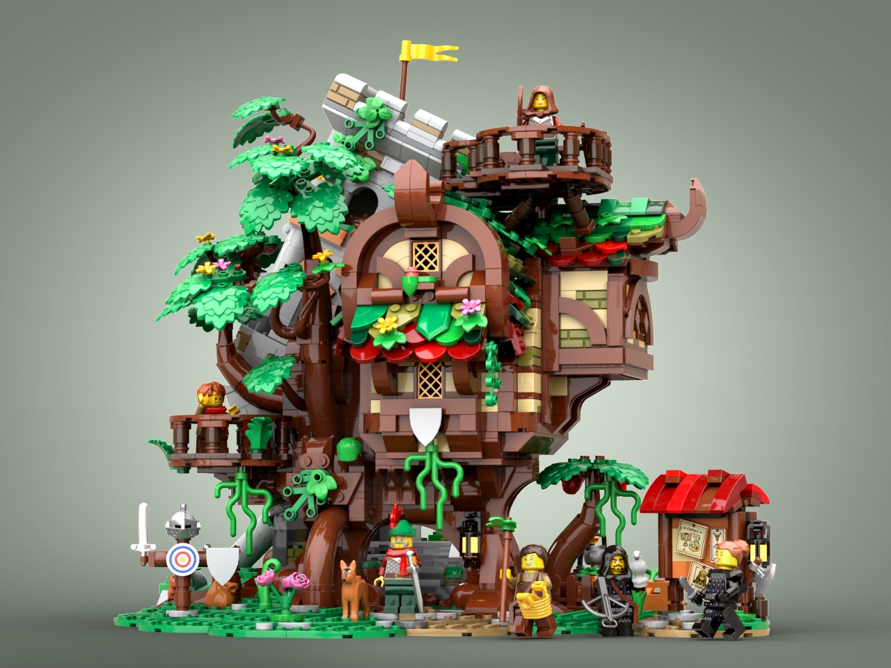 Deep Forest Headquarters] [BrickLink]