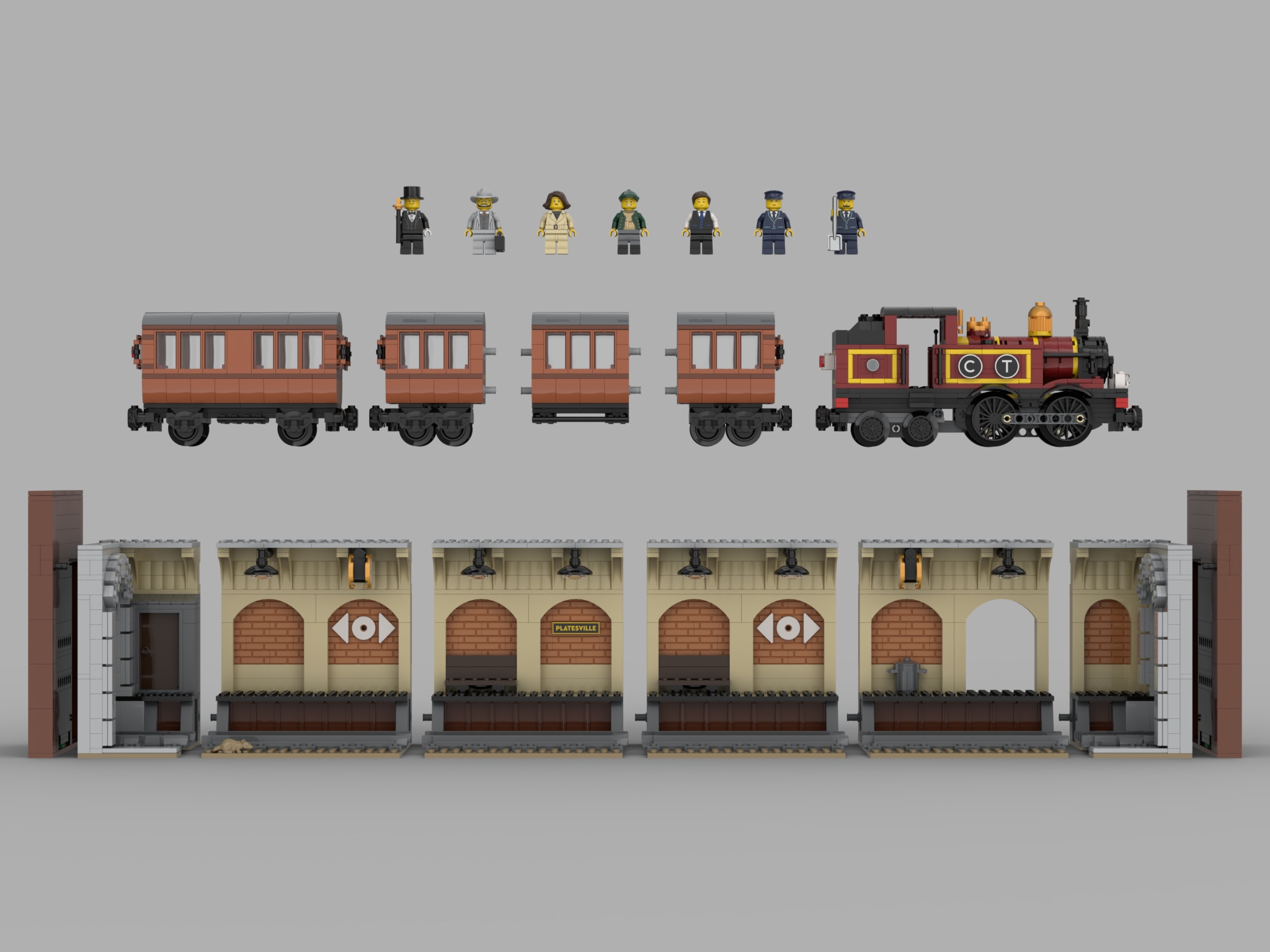 [Underground Railway Station] [BrickLink]