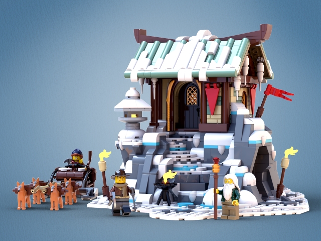 [Mountaintop Sanctuary & Hot Spring] [BrickLink]