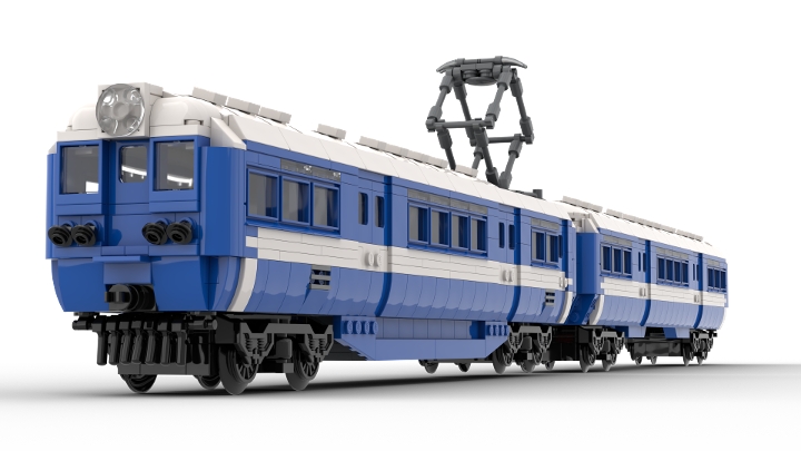 New Zealand Railways DM/D EMU from BrickLink Studio [BrickLink]