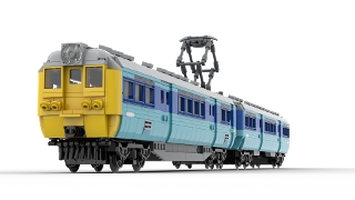 New Zealand Railways DM/D EMU from BrickLink Studio [BrickLink]