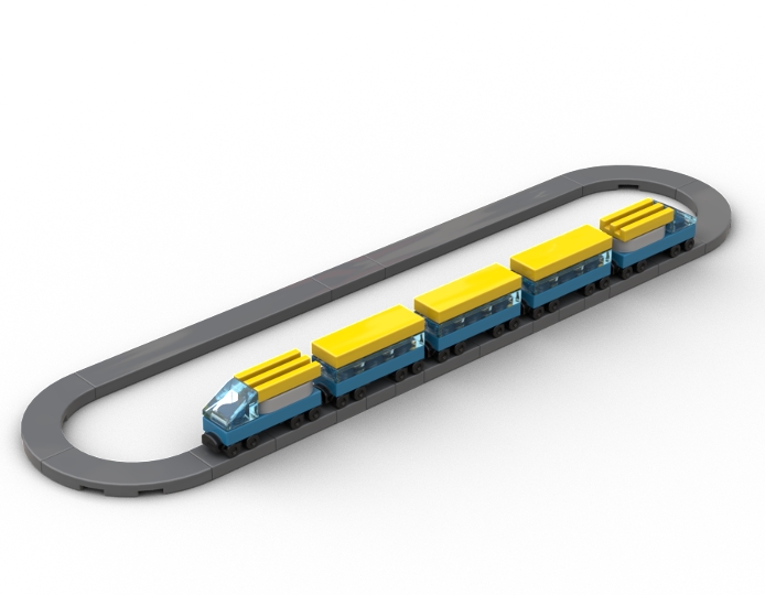 micro train from BrickLink Studio [BrickLink]