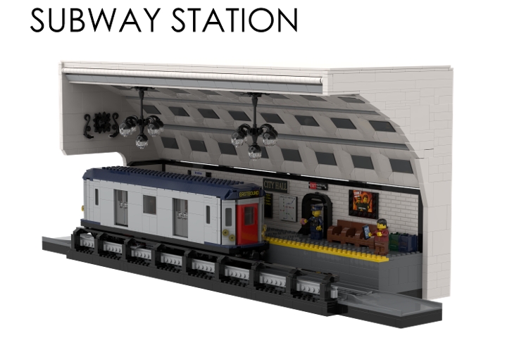 Subway Station from BrickLink Studio [BrickLink]