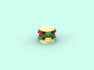 burger from BrickLink Studio [BrickLink]