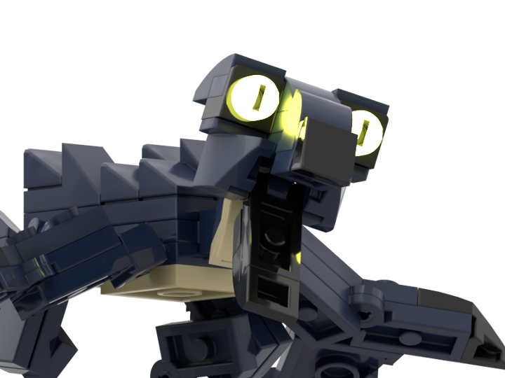 mutant raptor from BrickLink Studio [BrickLink]