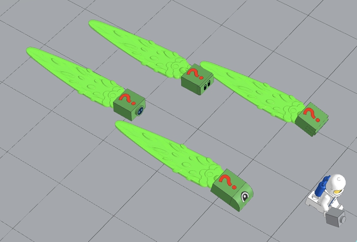 Alien Nullbricks! from BrickLink Studio [BrickLink]