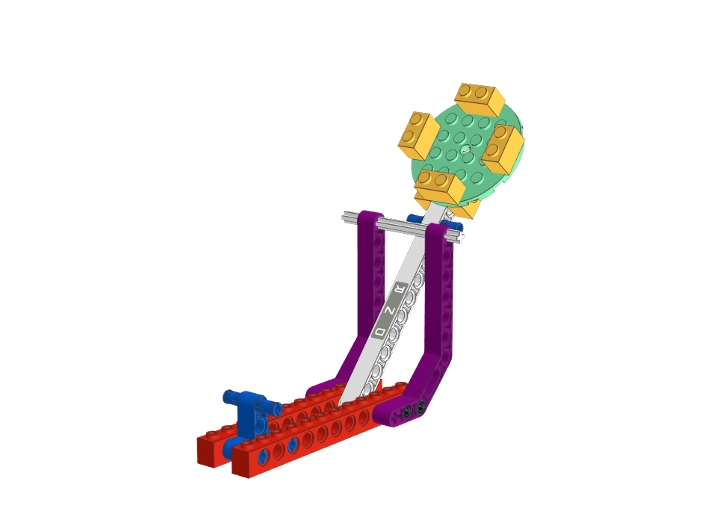 Ping Pong Ball Catapult from BrickLink Studio [BrickLink]
