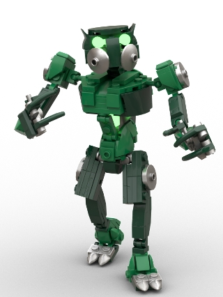 The Green Machine from BrickLink Studio [BrickLink]