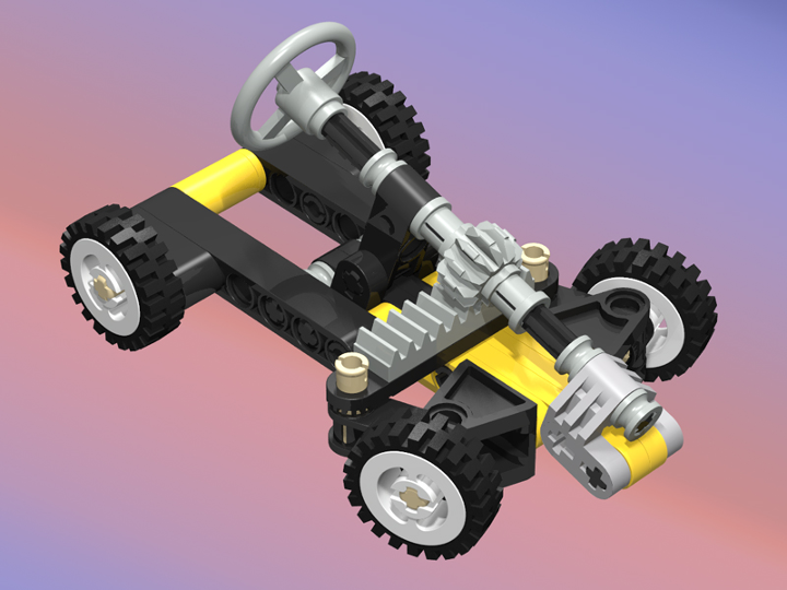 Taxi's steering trainer from BrickLink Studio [BrickLink]