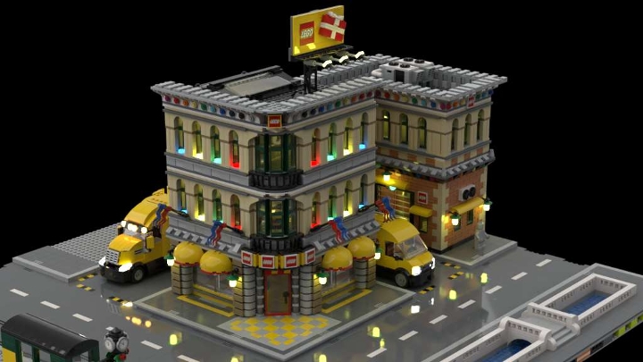 Lego Store and Warehouse from BrickLink Studio [BrickLink]