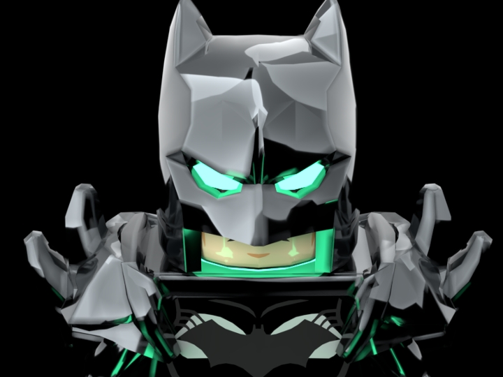 Ultimate Kryptonite Bat-man from BrickLink Studio [BrickLink]