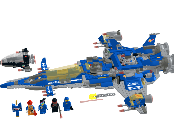 70816 Bennys Spaceship, Spaceship, SPACESHIP from BrickLink Studio ...