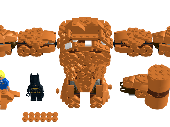 70904 Clayface Splat Attack from BrickLink Studio