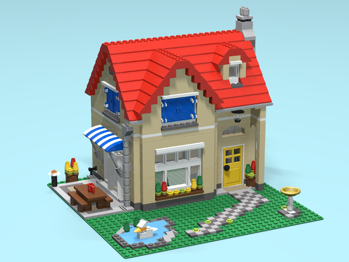 6754 - Family Home (a Model) From Bricklink Studio [bricklink]