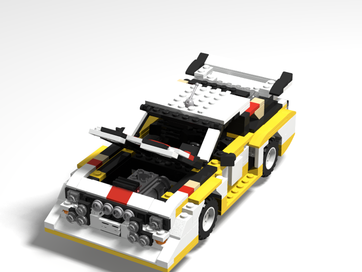 Audi Sport Quattro S1 E2 from BrickLink Studio [BrickLink]