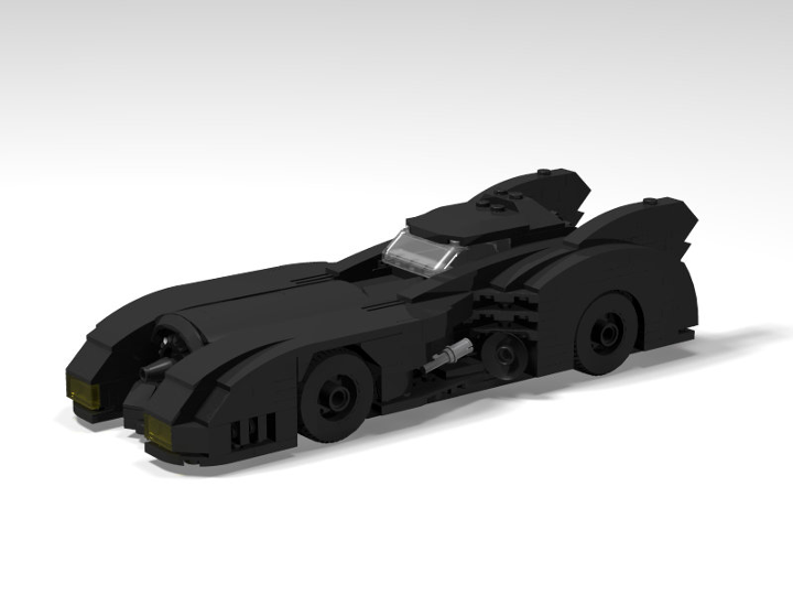 1989 batmobile from BrickLink Studio